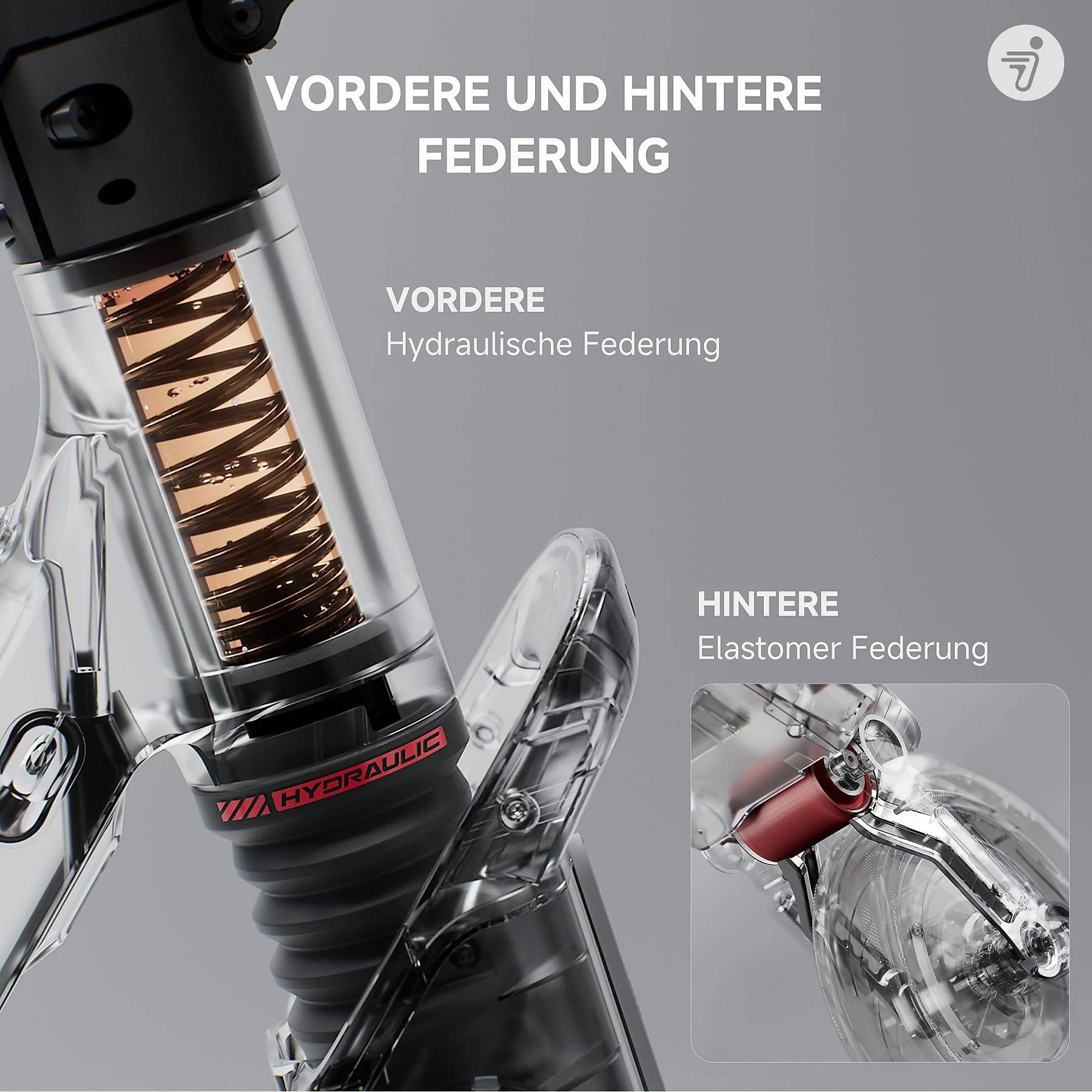 Segway Ninebot F3 Pro D SW 22kmh 70km 500W 1200W E-Scooter ABE