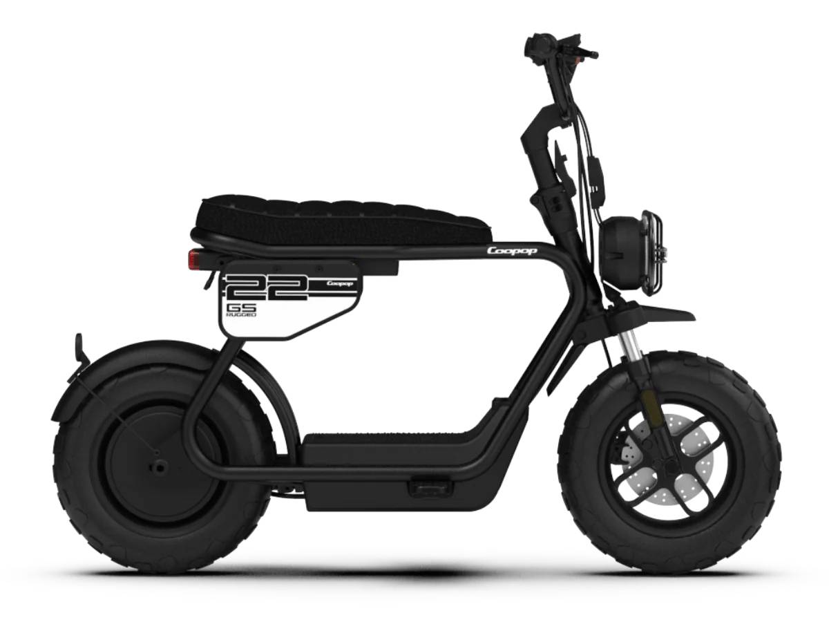 Coopop Rugged GS 25 E-Bike SW 10" 48V/1440Wh/100kg 60km Mopedbike