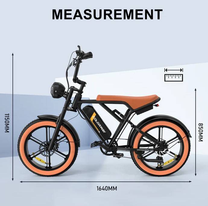 Colorway BK29 E-Bike SW 20" 48V/15Ah/720Wh/120kg 80km Fatbike