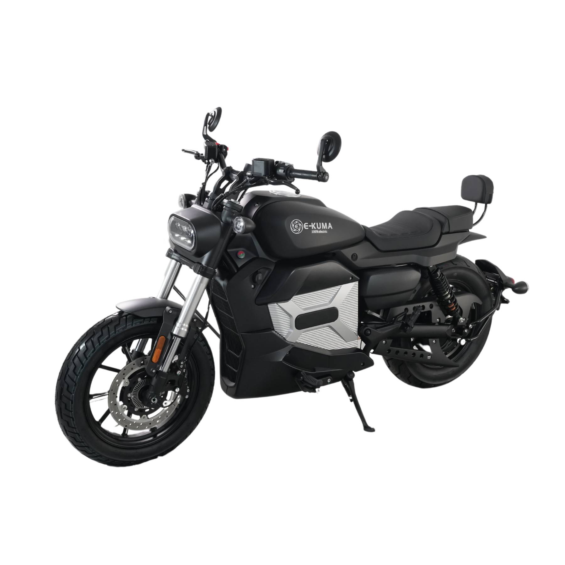 E-Kuma Storm Li-Io 120kmh/8000W/117Ah/180kg/170km SW E-Chopper