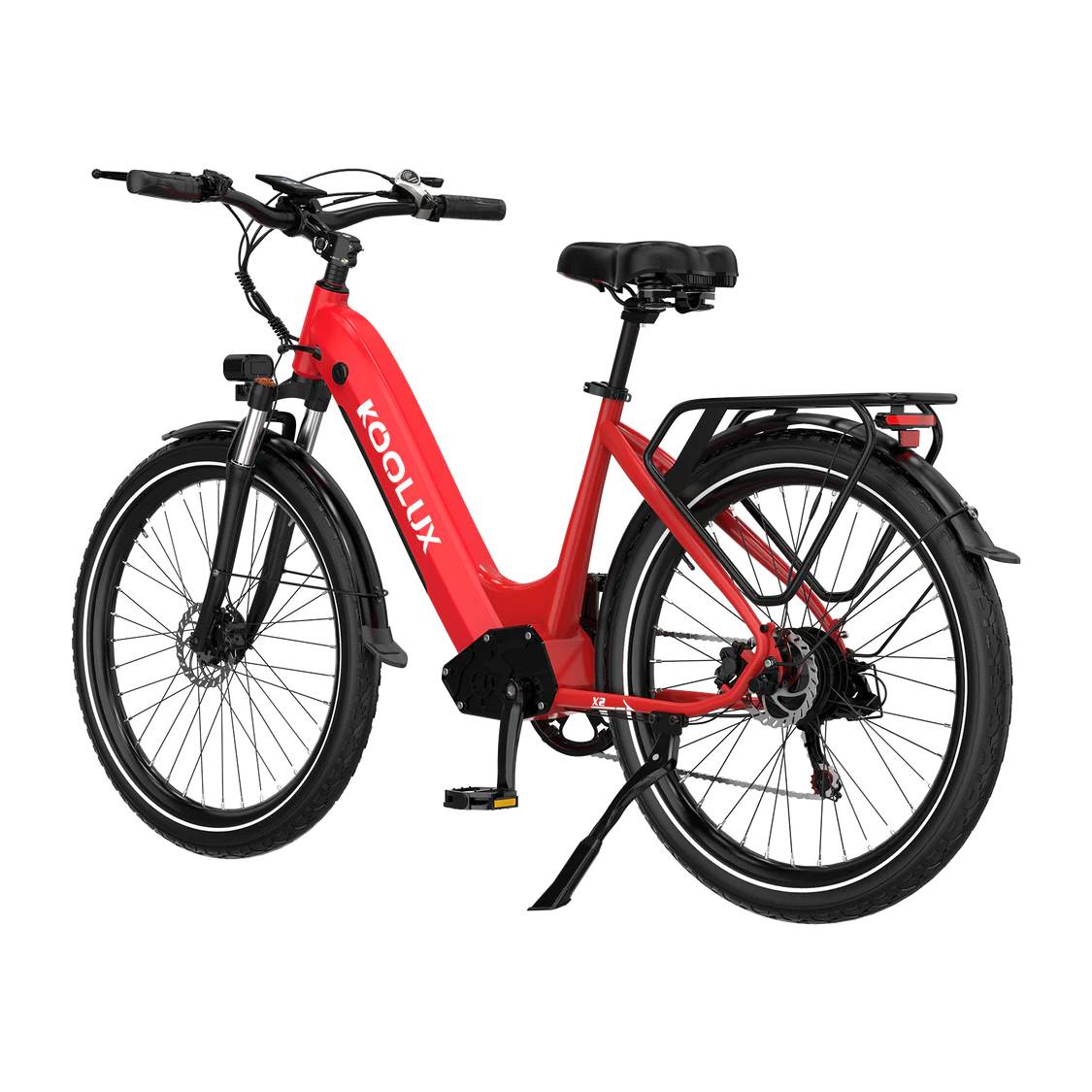 Koolux X2 Commuter E-Bike RT 26" 48V/648Wh/120kg 85km Citybike
