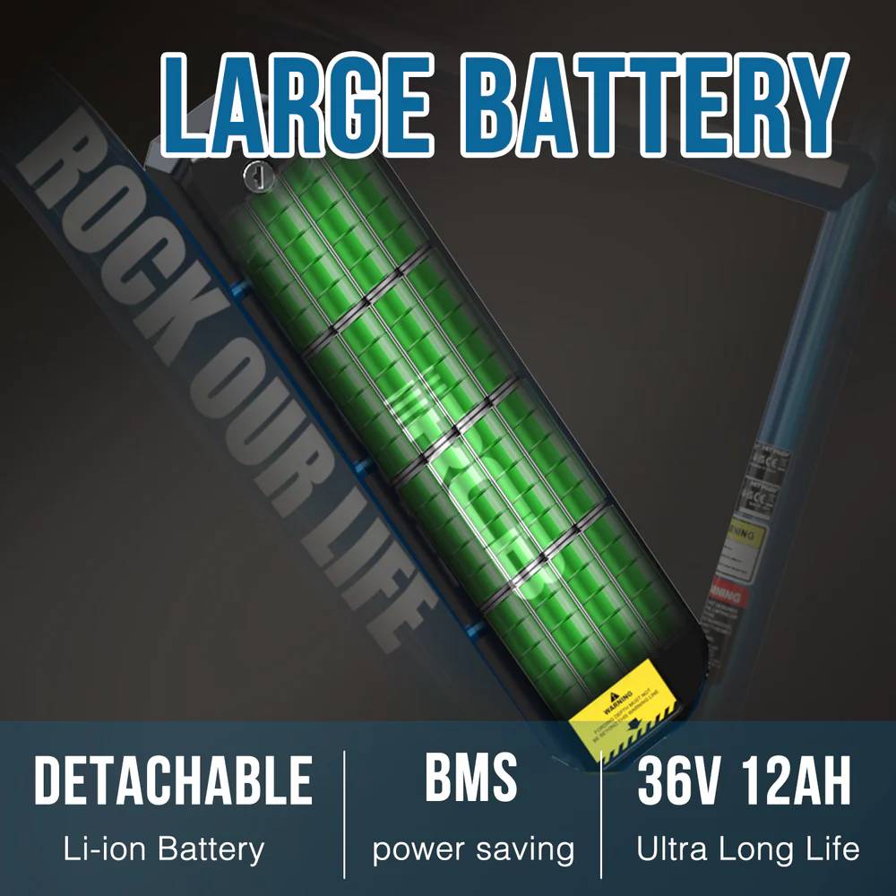 RCB ROCK OUR LIFE RK15 E-Bike SW 26" 360Wh 90km Mountainbike