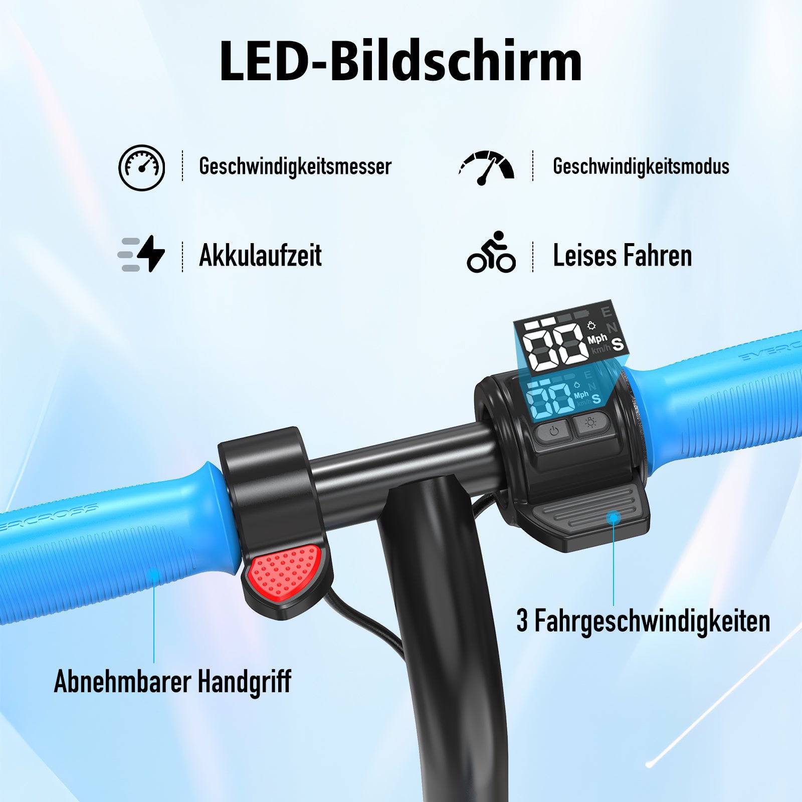 Evercross E6 Kid SW 16kmh 15km 112,32Wh 150W 60kg E-Scooter