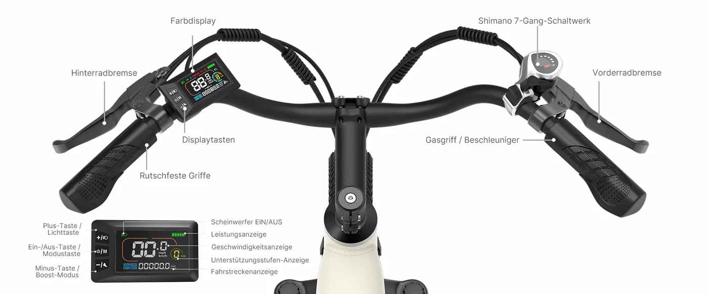 PIXAR C1 E-Bike WS 27,5" 36V/13Ah/468Wh/250kg 120km Citybike