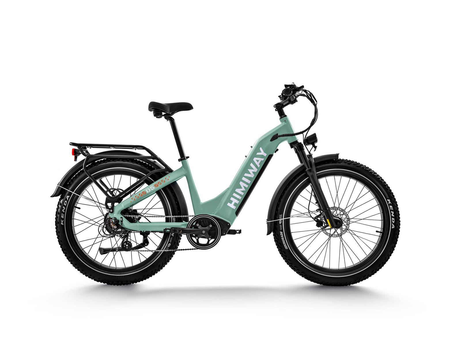 Himiway D5 Zebra Step-Thru E-Bike GN 26" 960Wh 125km Trekkingbike