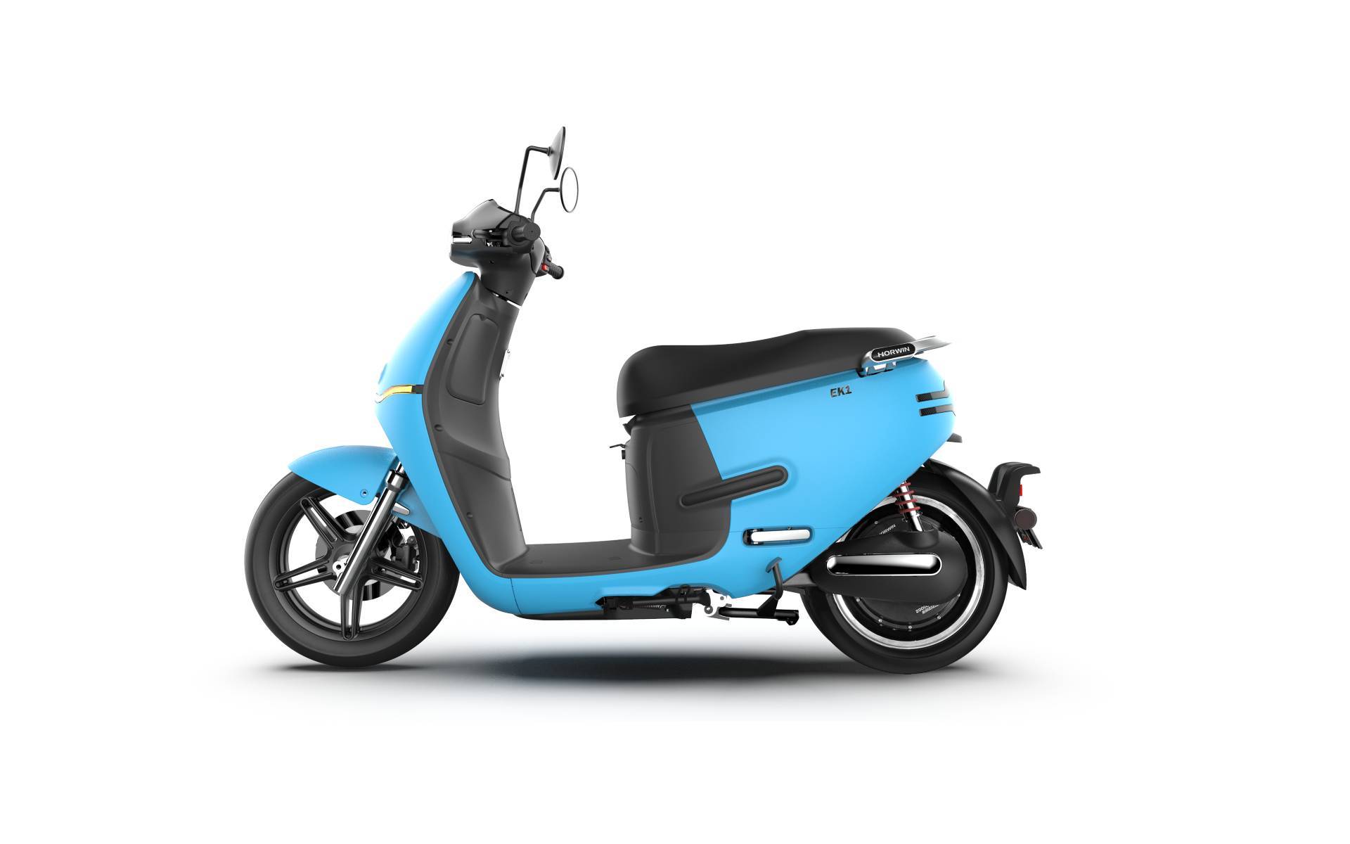 Horwin EK1 2Akku Li-Io 45kmh/2000W/2x36Ah/160kg/166km BL E-Roller