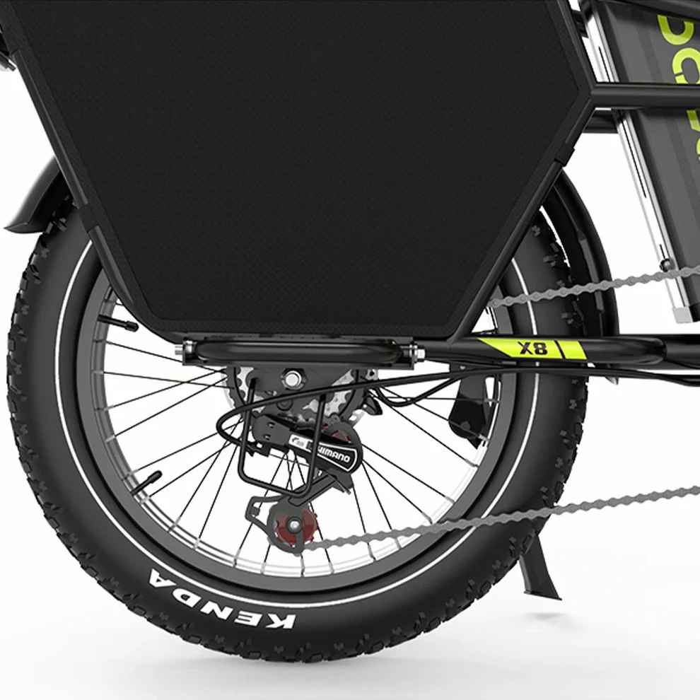 Koolux X8 E-Bike SW 20" 48V/3120Wh/120kg 220km Lastenfahrrad