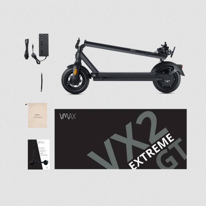 VMAX VX2 Extreme GT SW 22kmh 70km 500W 1600W 130kg E-Scooter ABE