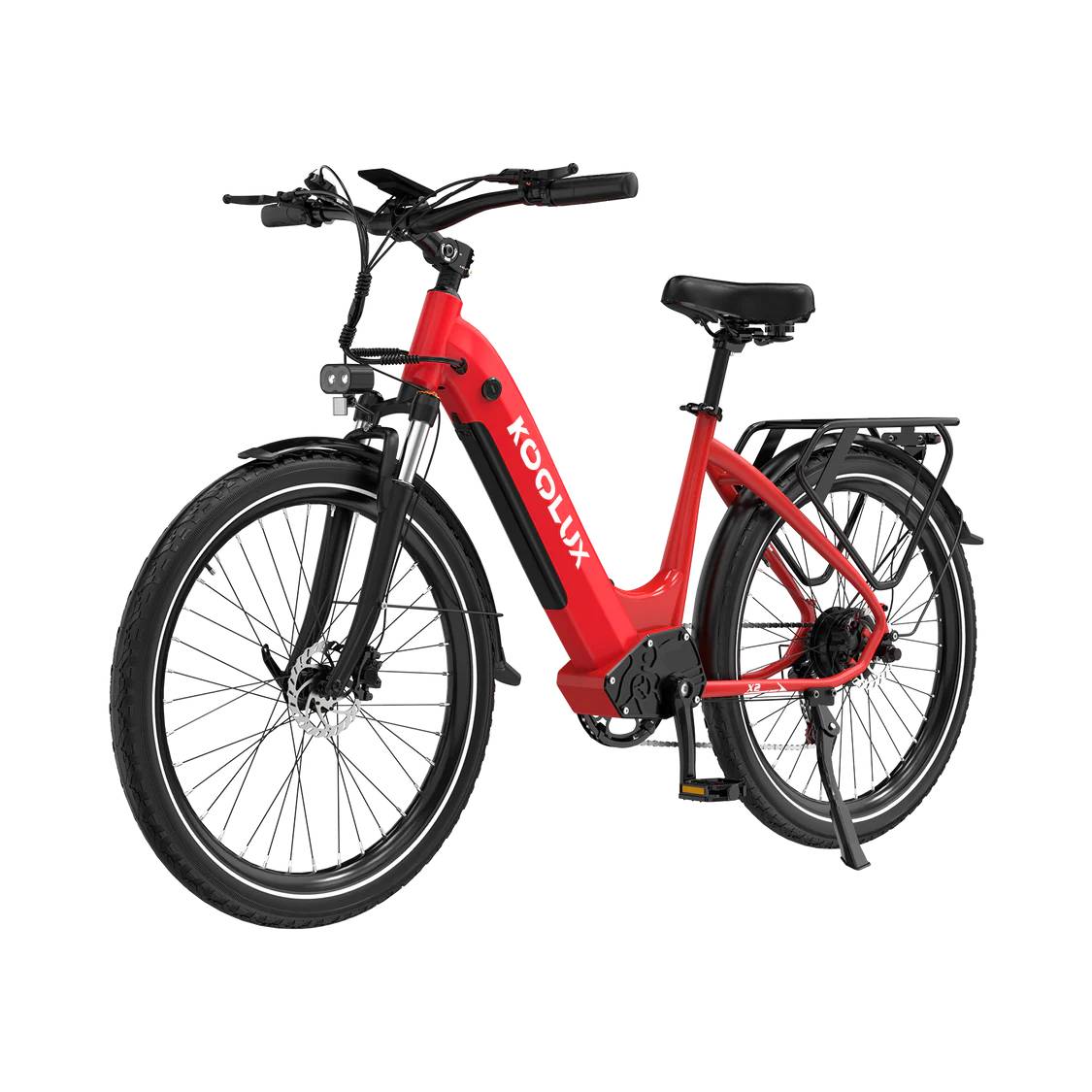 Koolux X2 Commuter E-Bike RT 26" 48V/648Wh/120kg 85km Citybike
