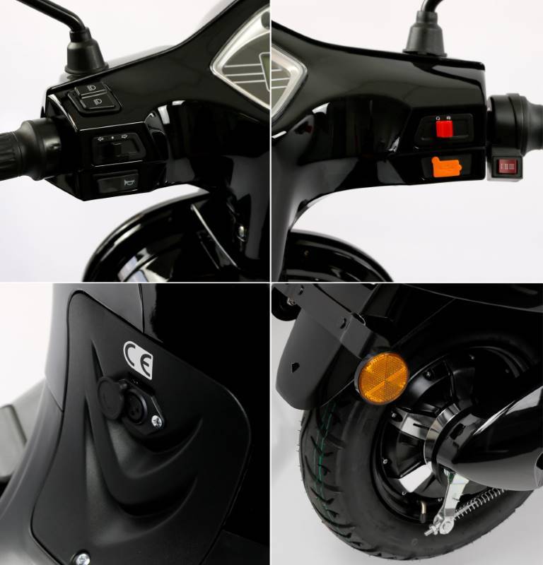 Rolektro E-City 45 Retro Li-Io 45kmh/2000W/27,5Ah SW E-Roller