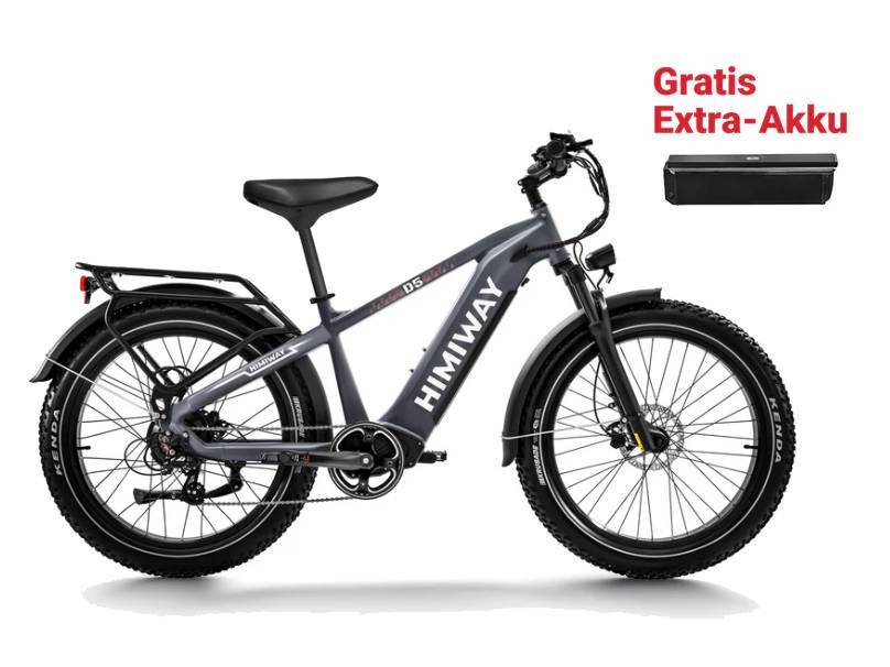 Himiway D5 Zebra Step-Over E-Bike GR 26" 960Wh 125km Trekkingbike