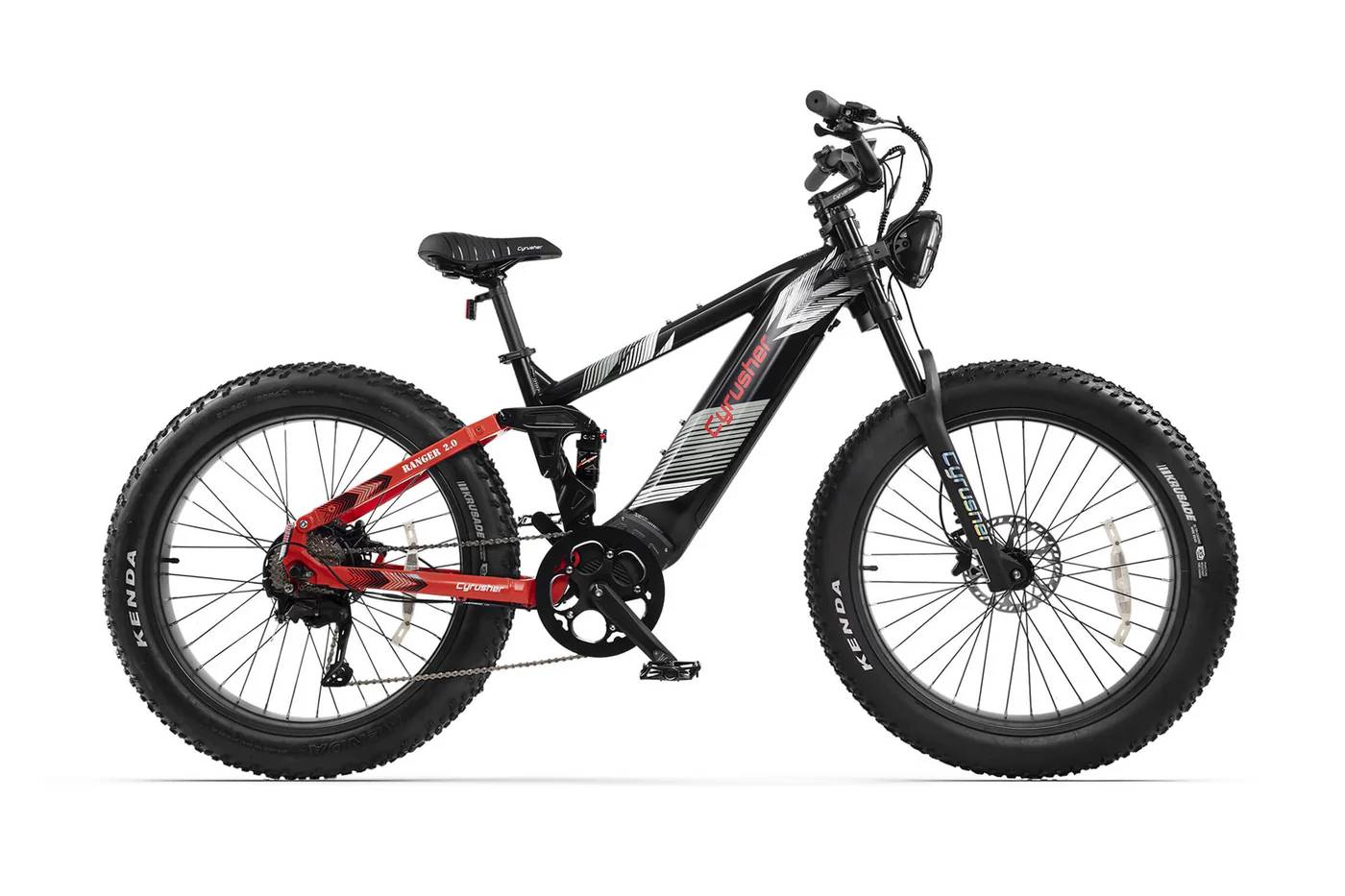 Cyrusher Ranger 2.0 E-Bike SW 26" 1040Wh/150kg 120km Allrounder