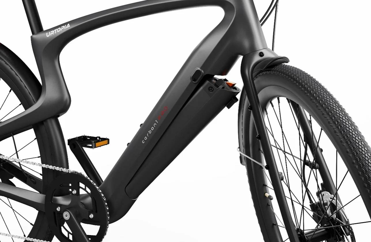 URTOPIA CARBON1-Pro-M E-Bike SW 28" 45cm/353Wh 130km Smart E-Bike