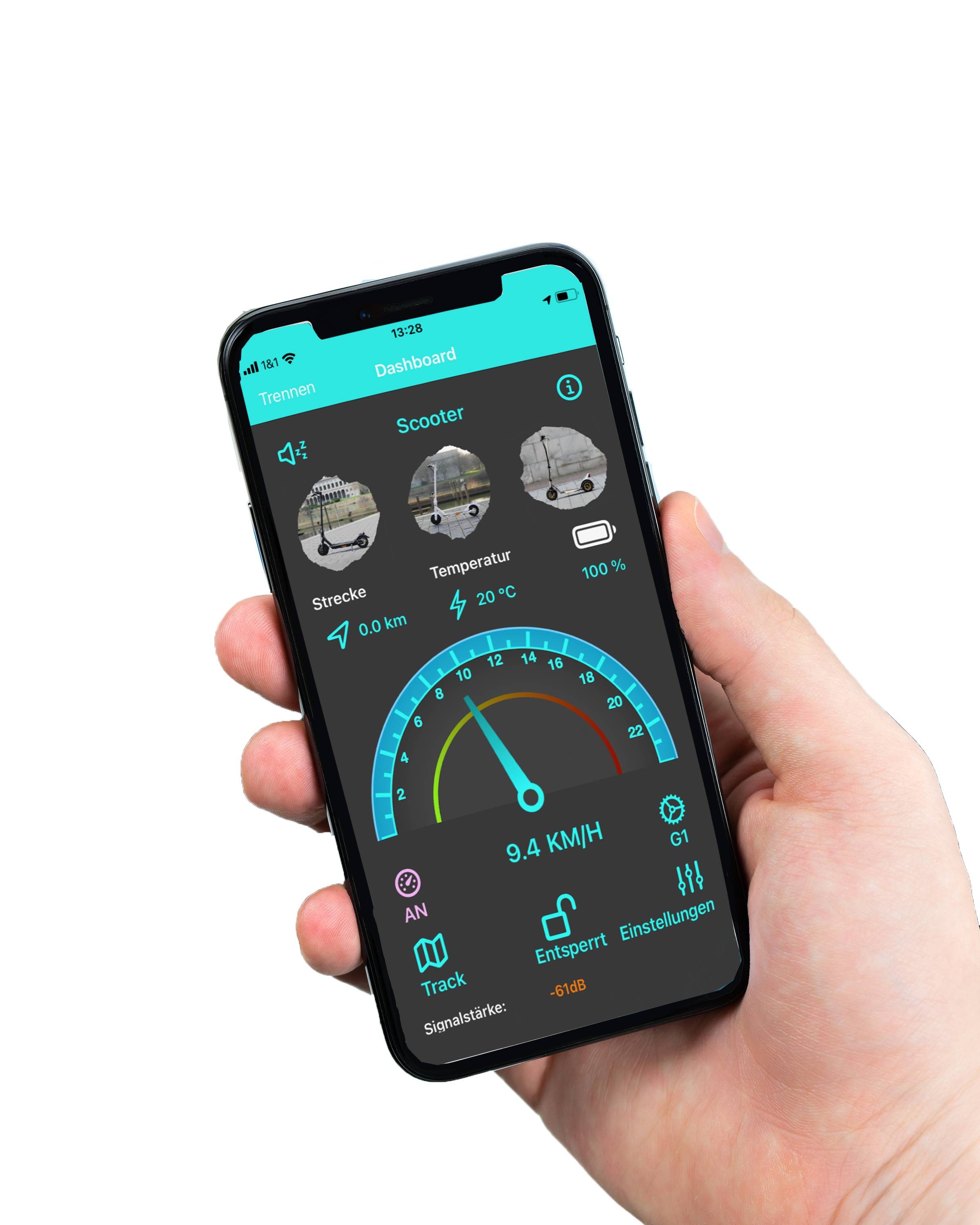 Trittbrett Sultan GR 22kmh 60km 500W 1200W 120kg E-Scooter ABE