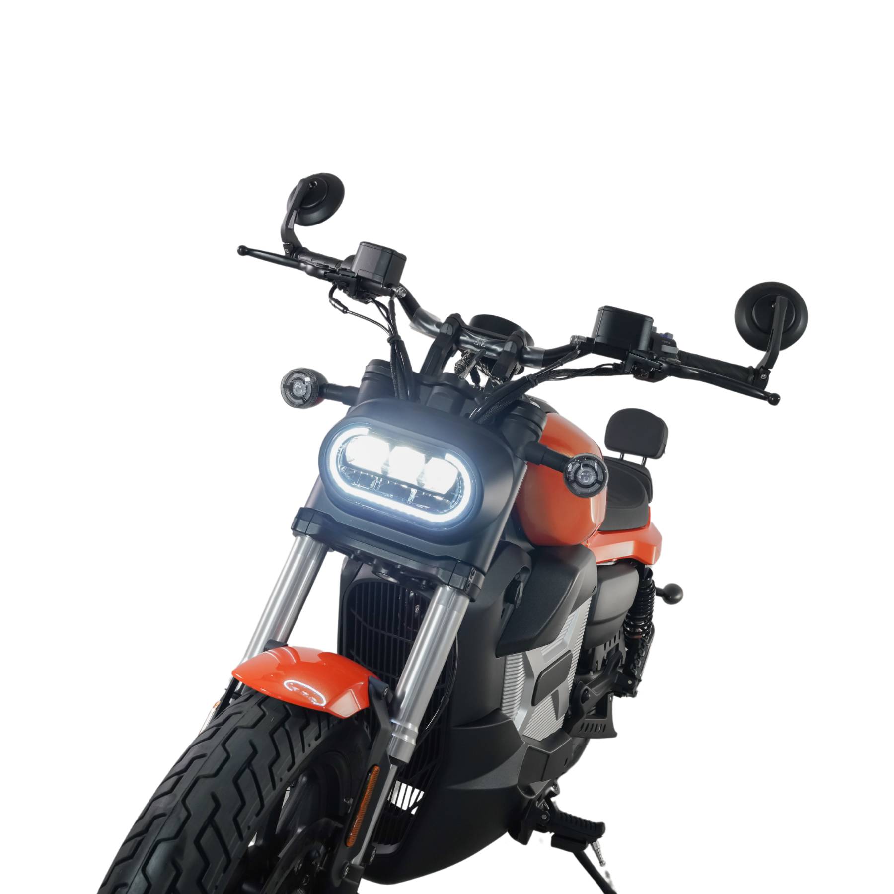 E-Kuma Storm Li-Io 120kmh/8000W/117Ah/180kg/170km SW E-Chopper