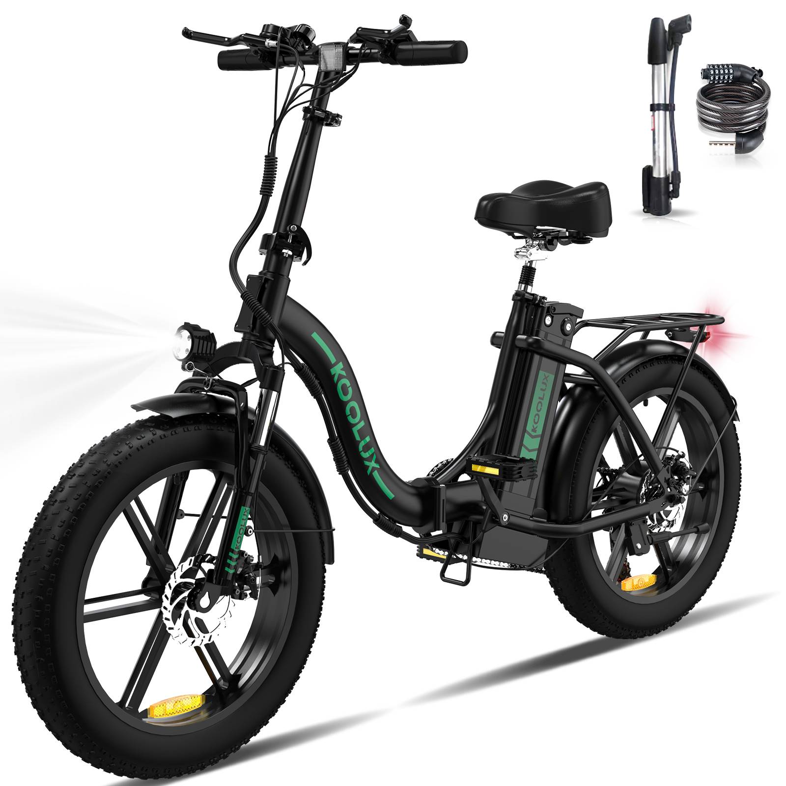 KOOLUX KL-BK6 E-Bike SW 20" 48V/15Ah/720Wh/120kg 80km Klapprad