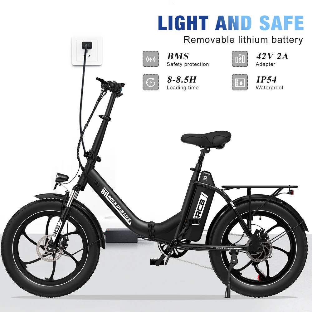 RCB ROCK OUR LIFE RK6 E-Bike WS 20" 561,6Wh/120kg 80km Klapprad