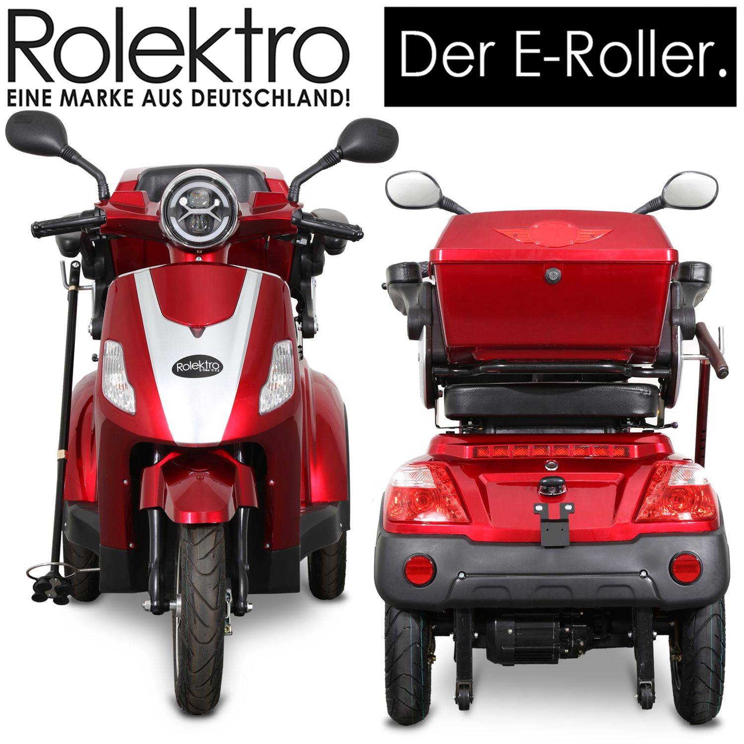 Rolektro E-Trike 15 V.2 Blei 15kmh/1000W/20Ah RT Seniorenmobil