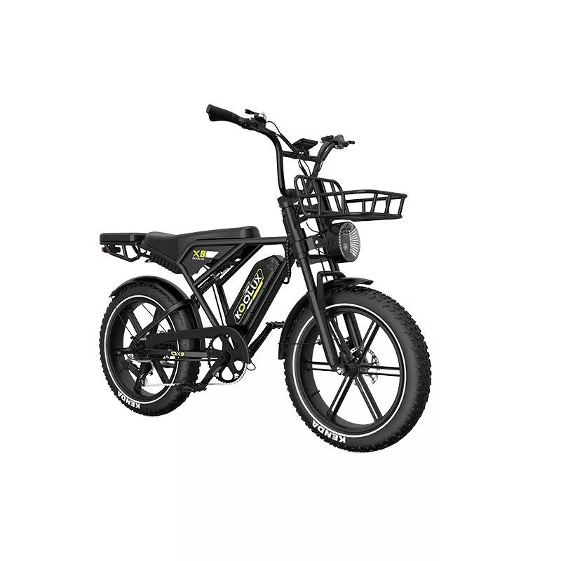 Koolux X9 Pro E-Bike SW 20" 2x48V/2x702Wh/120kg 150km Fatbike