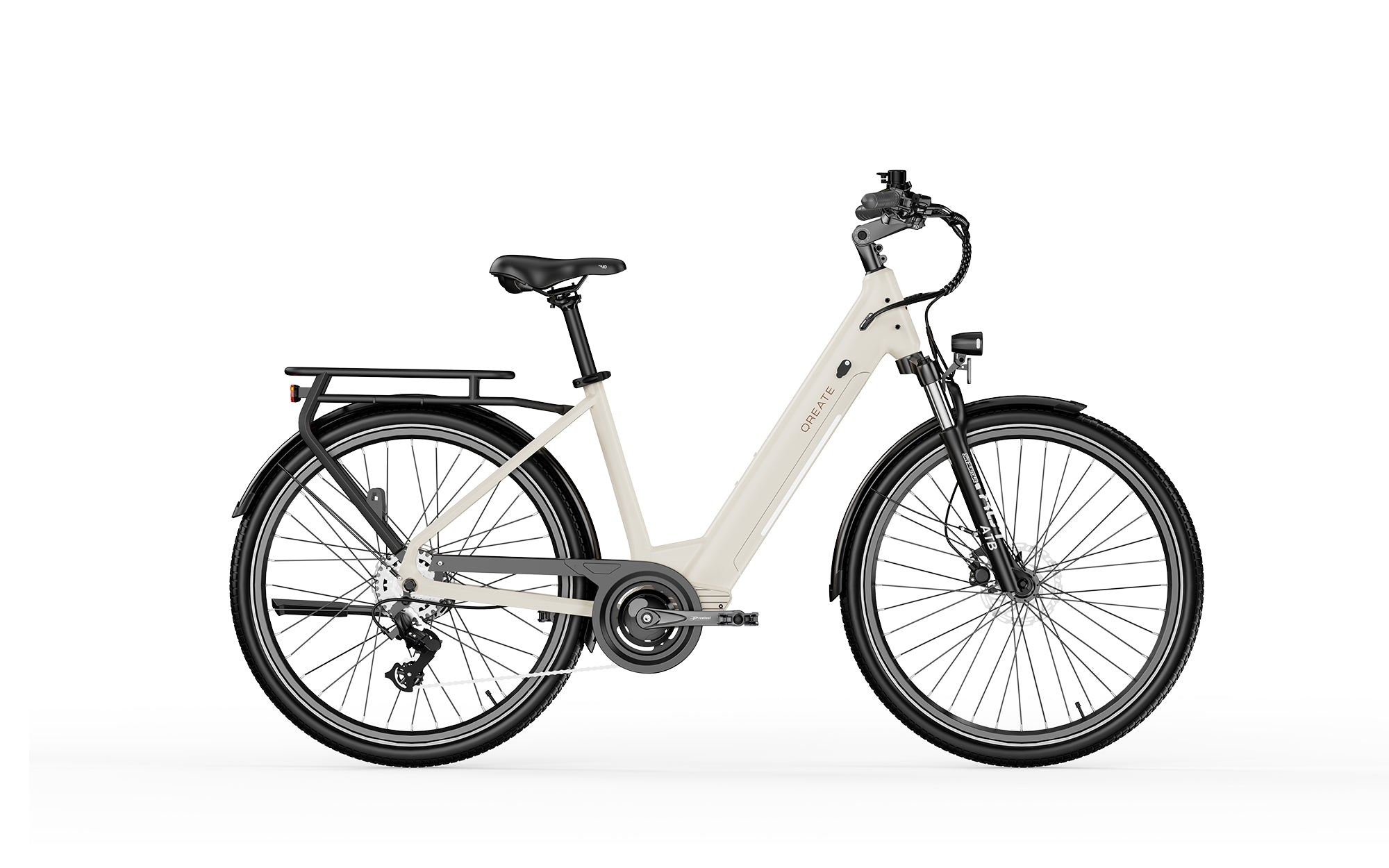 A-Spadz QREATE City Pro E-Bike GR 27,5" 540Wh 100km Citybike