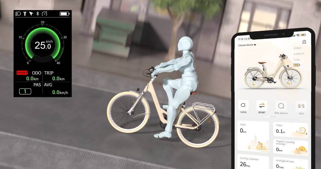 ADO AIR-28-Pro E-Bike GR 28" 36V/9,6Ah/345Wh/120kg 100km Citybike