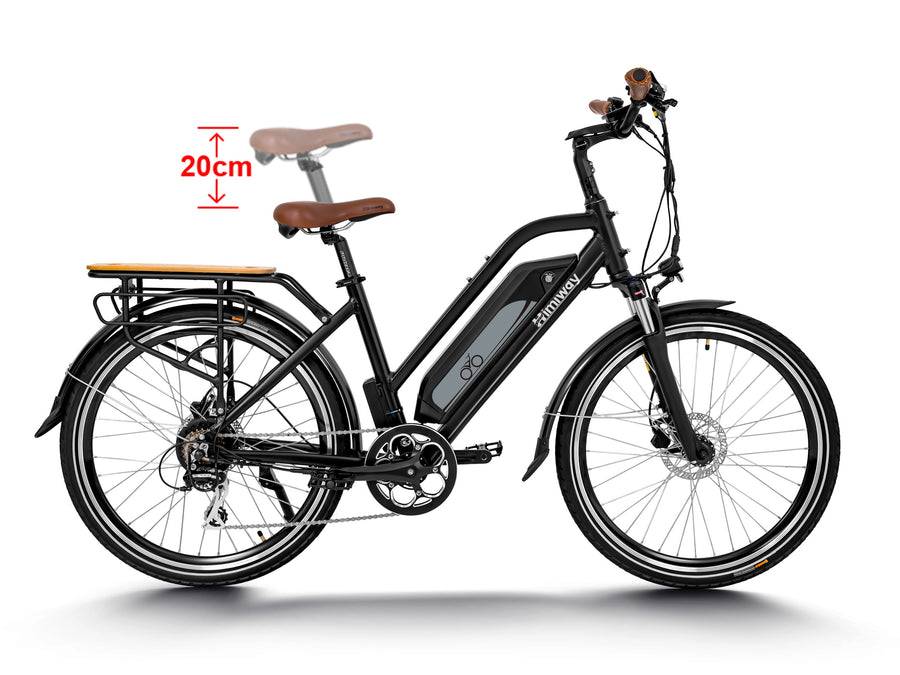 Himiway City Pedelec E-Bike WS 26" 36V/655Wh/146kg 120km Citybike
