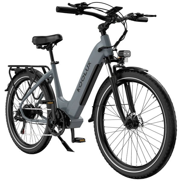 Koolux X2 Commuter E-Bike GR|SW 26" 48V/648Wh/120kg 85km Citybike