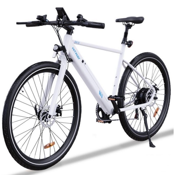 HITWAY BK19 700c (27,56") Trekking E-Bike WEISS 36V/12Ah bis 80km Reichweite