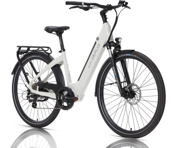 E-Bike DERUIZ MICA-G 48V/13,4Ah/644Wh 28" 80NM W Mittelmotor WEIß (Moonbeam)